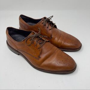 Ted Baker Marar Brogue Toe Derby Leather Brown Dress Shoes Oxfords Men's 8